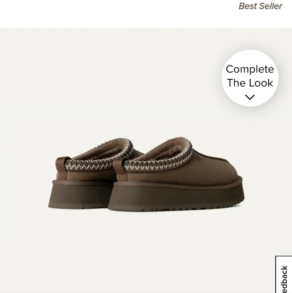 New! Women's Ugg Tazz Slipper Platform Hickory brown color - Picture 3 of 9